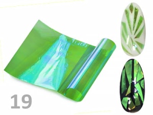 Folia do paznokci Efekt szkła Glass Nails opalizująca- 19