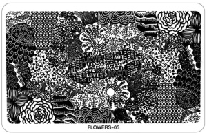 5. Płytka do zdobień Flower 1 szt.