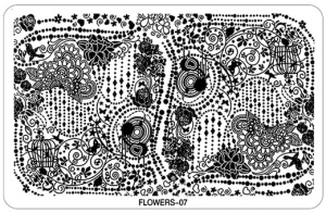 7. Płytka do zdobień Flower 1 szt.