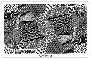 8. Płytka do zdobień Flower 1 szt.