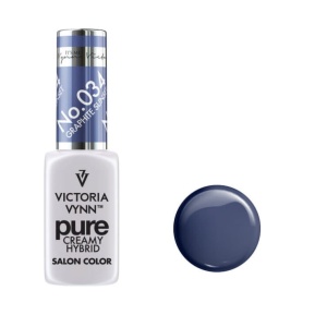 034 Lakier hybrydowy VICTORIA VYNN Pure Creamy Hybrid Graphite Sunset 8ml