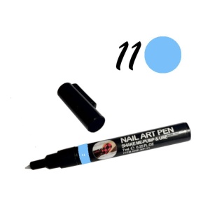 11. Pisak do zdobień Nailart niebieski 7 ml