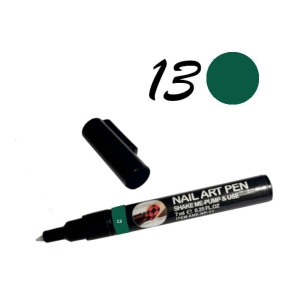 13. Pisak do zdobień Nailart turkusowy 7 ml