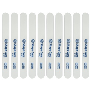 Polerka SHAPE CARE PRO do paznokci 180/240 prosta 10szt