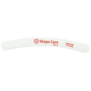 Polerka SHAPE CARE PRO do paznokci 240/320 banan 1szt