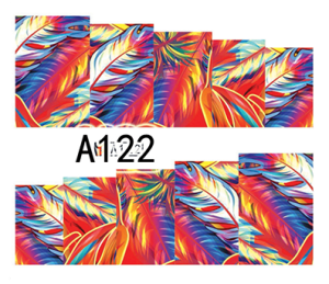 Naklejki wodne do paznokci - A122