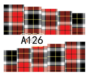 Naklejki wodne do paznokci - A126