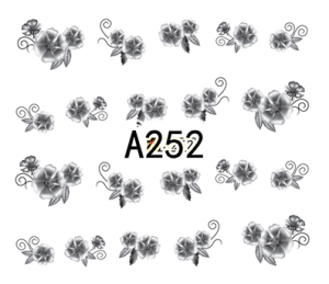 Naklejki wodne do paznokci - A252