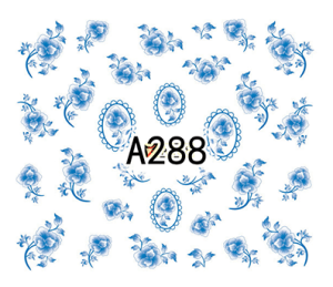 Naklejki wodne do paznokci - A288