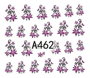 Naklejki wodne do paznokci - A462