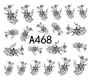 Naklejki wodne do paznokci - A468