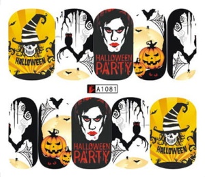 Naklejki wodne do paznokci - A1081