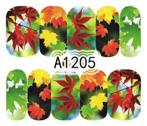 Naklejki wodne do paznokci - A1205
