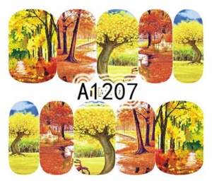 Naklejki wodne do paznokci - A1207