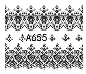 Naklejki wodne do paznokci - A655