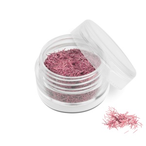 Ozdoba do paznokci nitki różowe w pojemniczku 5ml - 9