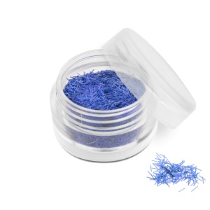 Ozdoba do paznokci nitki niebieskie w pojemniczku 5ml - 11