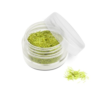 Ozdoba do paznokci nitki oliwkowe hologram w pojemniczku 5ml - 18