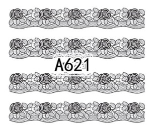 Naklejki wodne do paznokci - A621