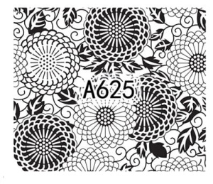 Naklejki wodne do paznokci - A625