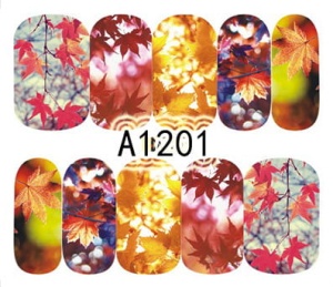 Naklejki wodne do paznokci - A1201