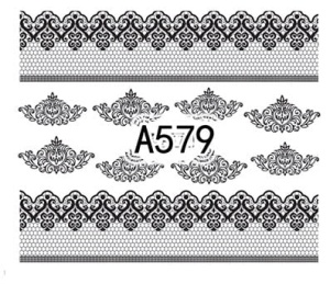 Naklejki wodne do paznokci - A579