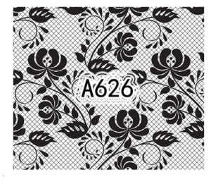 Naklejki wodne do paznokci - A626