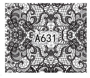 Naklejki wodne do paznokci - A631