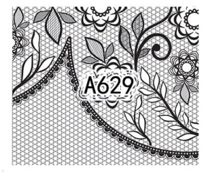 Naklejki wodne do paznokci - A629