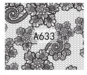 Naklejki wodne do paznokci - A633