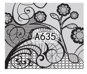 Naklejki wodne do paznokci - A635