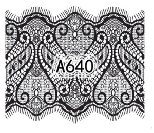 Naklejki wodne do paznokci - A640