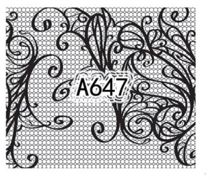 Naklejki wodne do paznokci - A647