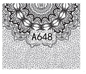 Naklejki wodne do paznokci - A648