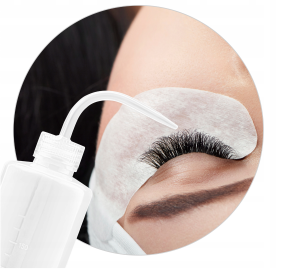 Butelka tryskawka do mycia rzęs przezroczysta 250ml