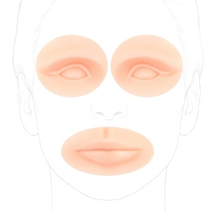 Zestaw oczy usta do makijażu permanentnego 3D