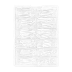 TIPSY MIGDAŁKI przezroczyste paznokcie 120 szt.