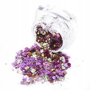 Profico Sparkle Effect Red - ozdoba do paznokci