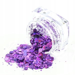 Profico Sparkle Effect Purple - ozdoba do paznokci
