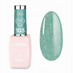 Manica Lakier hybrydowy LED/UV 10ml -  Mint Accent -103