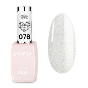 Manica Lakier hybrydowy LED/UV 10ml -  Angel White- 078