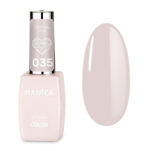 Manica Lakier hybrydowy LED/UV 10ml -  Crystal Pink- 035