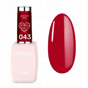 Manica Lakier hybrydowy LED/UV 10ml -  Lipstick Red - 043