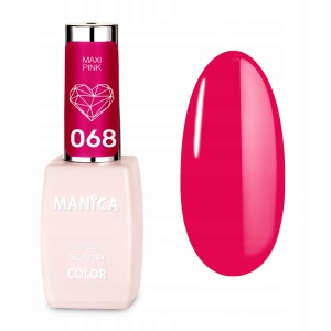 Manica Lakier hybrydowy LED/UV 10ml -  Maxi Pink - 068