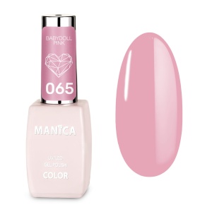 Manica Lakier hybrydowy LED/UV 10ml -  Babydoll Pink- 065