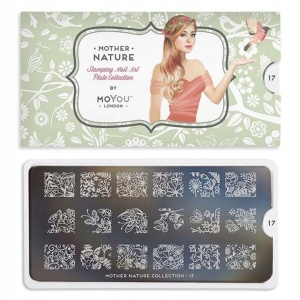 MOYOU Mother Nature płytka do zdobień paznokci 17