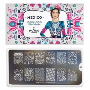 MOYOU LONDON Mexico płytka do zdobień paznokci 06