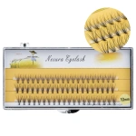 Rzęsy kępki NESURA  Gold 10mm