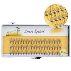 Rzęsy kępki NESURA  Gold 12mm