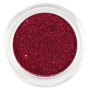 Pyłek do paznokci brokatowy wiśniowa czerwień - 24